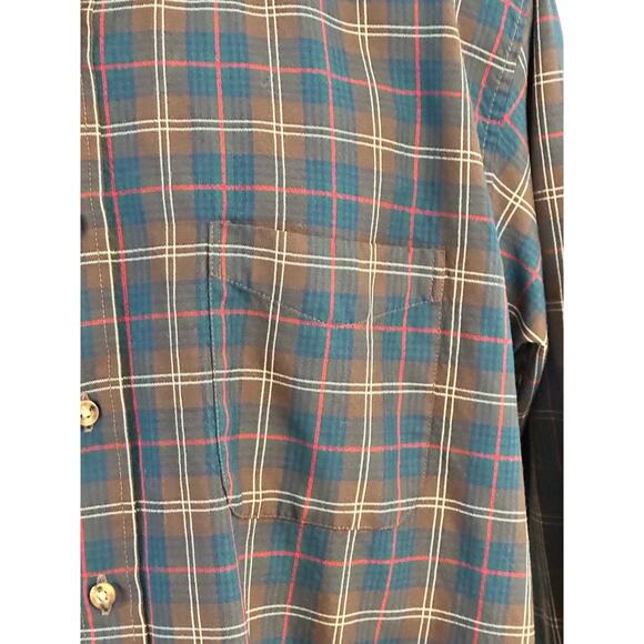 SIR PENDLETON 100% Worsted Wool Button Down Chisholm Tartan Shirt-Men's Large - Picture 2 of 11